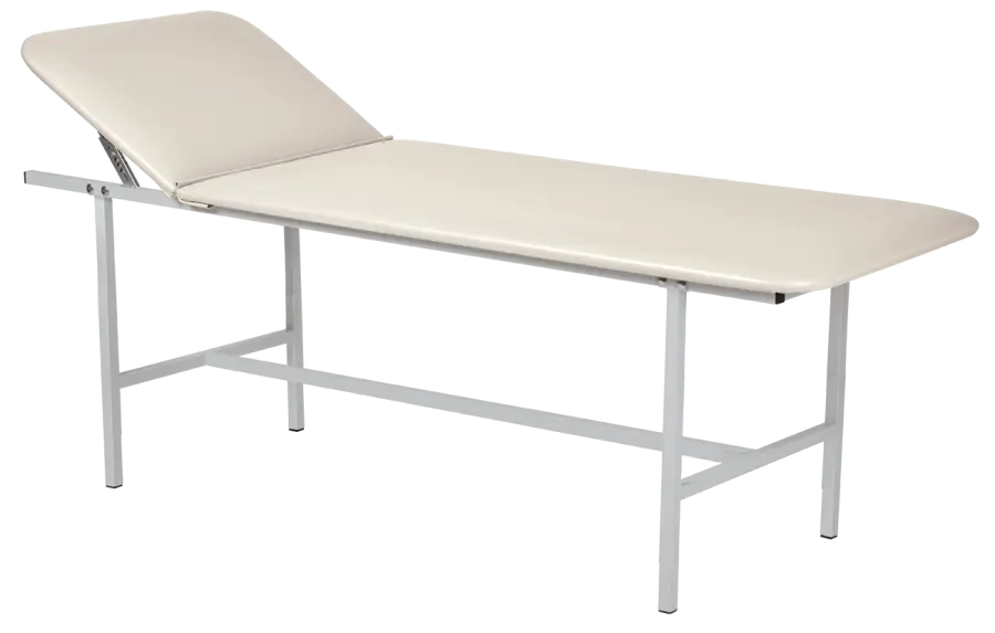 MEDISTAR 700 lehátko, výška 700 mm, polohovatelná opěrka hlavy, koženka bílá